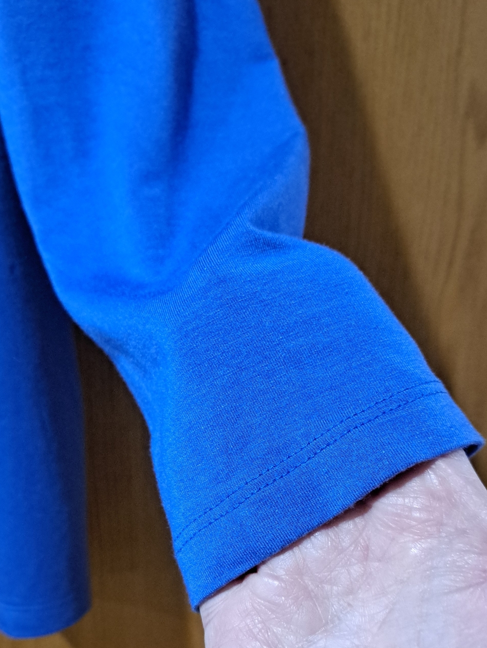 Soft Surroundings Periwinkle Modal Knit Long Sleeve With Keyhole Cut-Out Detail - Picture 3 of 10